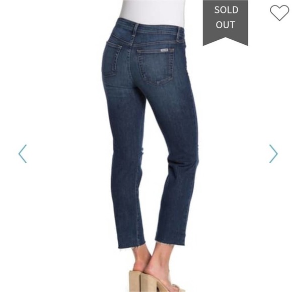 Joe's High Rise Straight Leg Distressed Jeans‎ - Picture 5 of 9